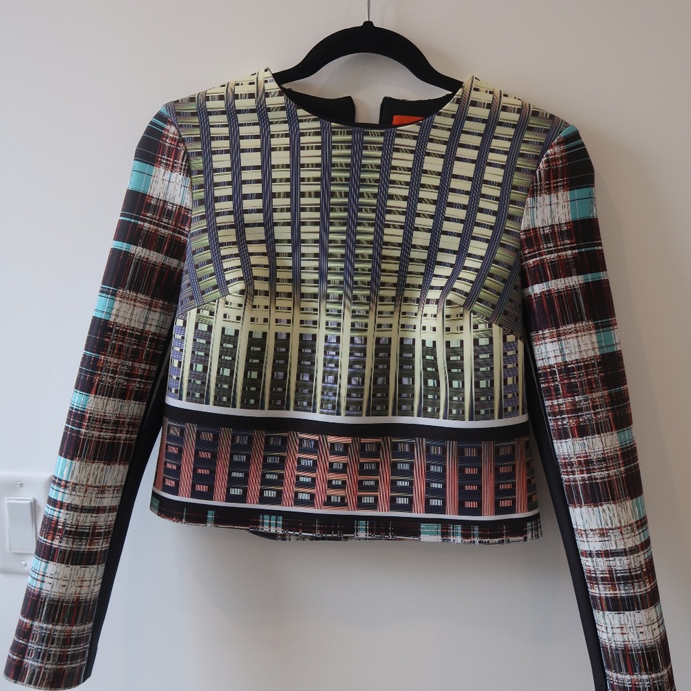 Clover Canyon Architectural Print Long Sleeve Top